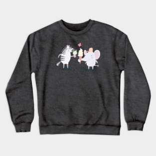 Ice Cream Animals Crewneck Sweatshirt